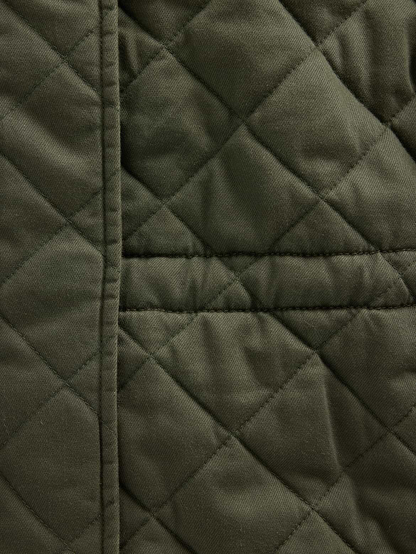 Quilted Cinched Field Jacket