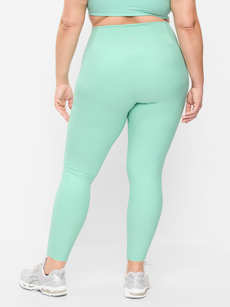 L'image numéro 8 présente Legging PowerSoft sans limites à poche à taille très haute, longueur 7/8 – Sans couture avant