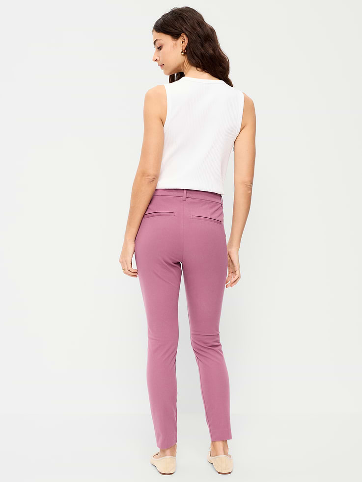 Image number 3 showing, High-Waisted Pixie Skinny Ankle Pants