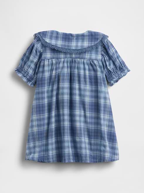 gap green plaid dress Baby Collared by Blue Plaid Size 0-3 M trashy-diva-clothing