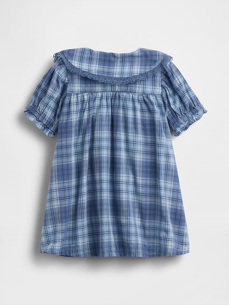 Image number 2 showing, Baby Collared Plaid Dress