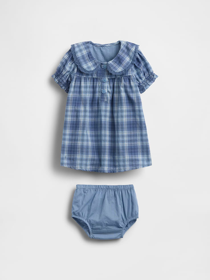 Image number 4 showing, Baby Collared Plaid Dress