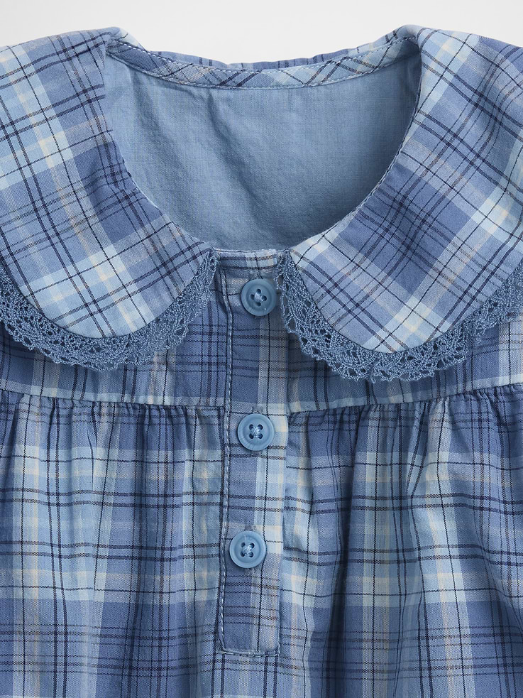 Image number 3 showing, Baby Collared Plaid Dress