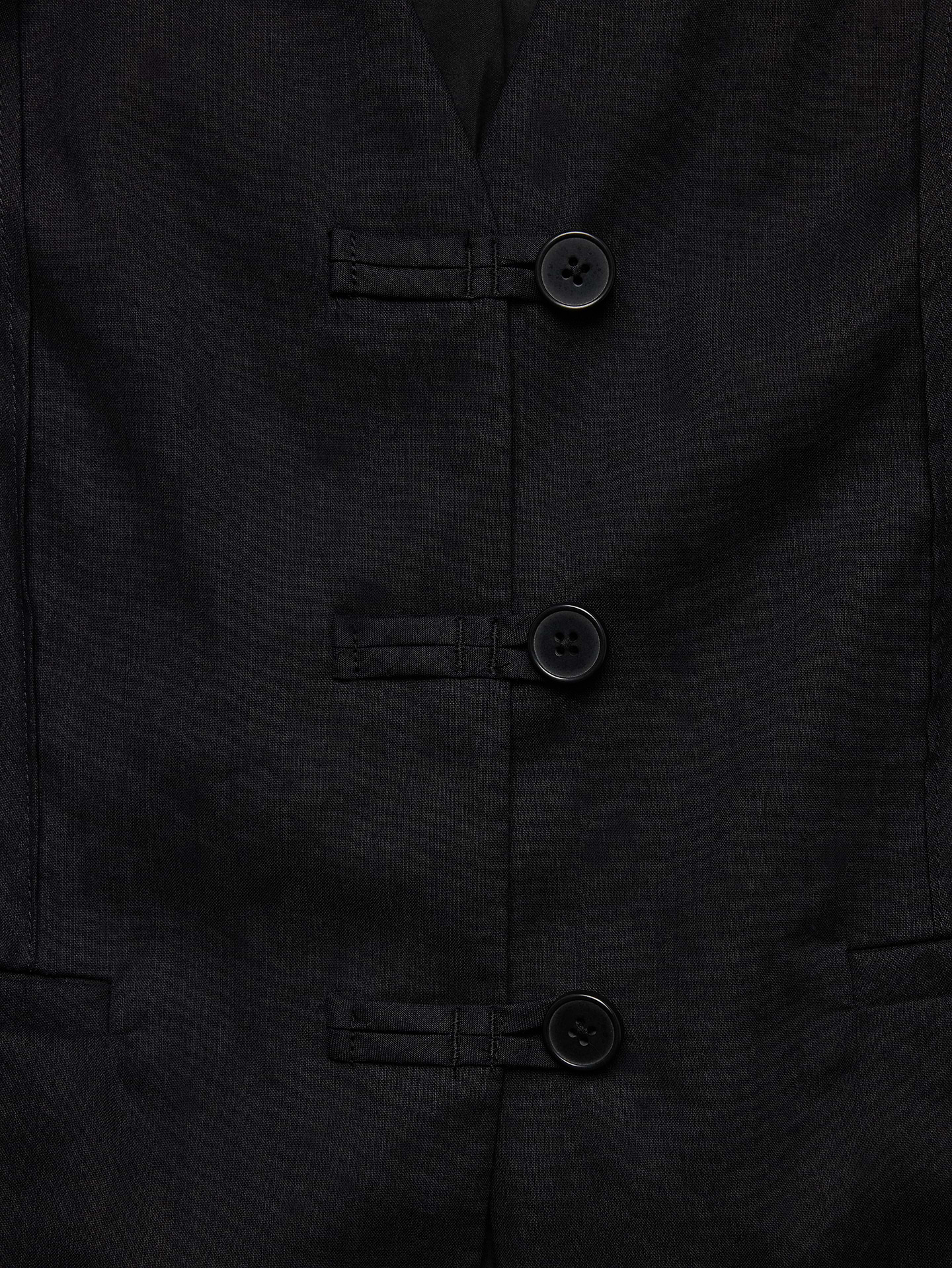 Image number 6 showing, Stretch Linen-Viscose Long Vest