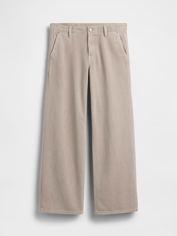 Low Rise '90s Loose Khakis