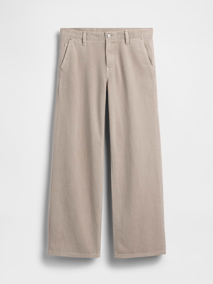 Image number 6 showing, Low Rise '90s Loose Khakis