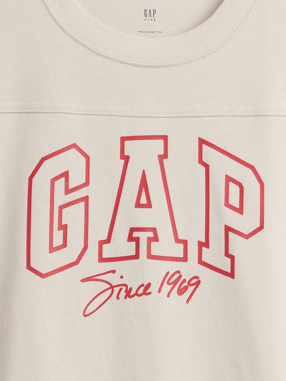 Kids Heavyweight Oversized Logo Seam T-Shirt