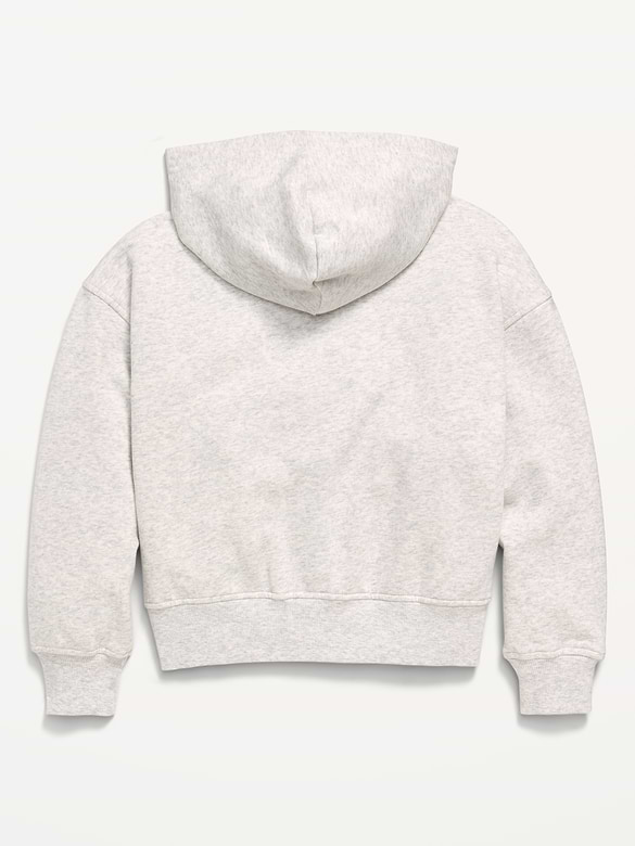 Favorite Fleece Graphic Zip-Front Hoodie for Girls