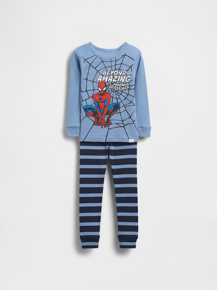 Image number 1 showing, Baby & Toddler Spider-Man Organic Brushed Cotton PJ Set