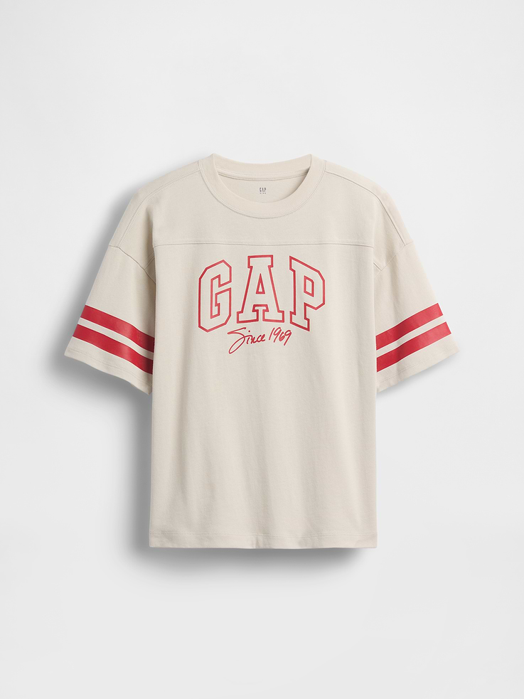 Image number 1 showing, Kids Heavyweight Oversized Logo Seam T-Shirt