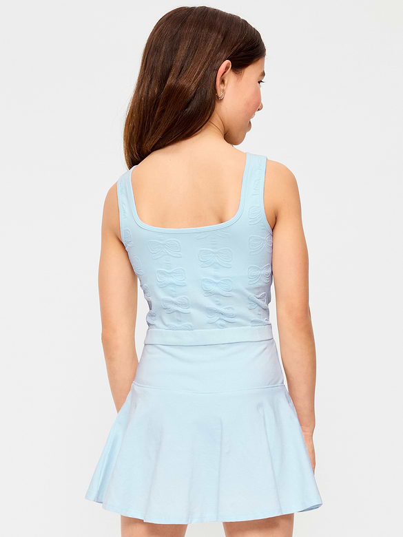 Seamless Longline Bow Bra for Girls