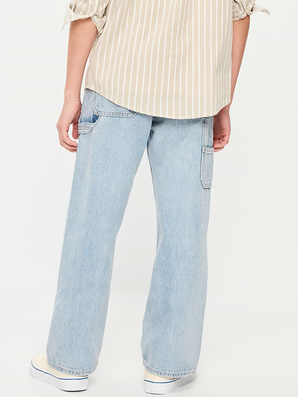Baggy Carpenter Utility Jeans for Boys