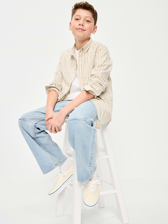 Baggy Carpenter Utility Jeans for Boys