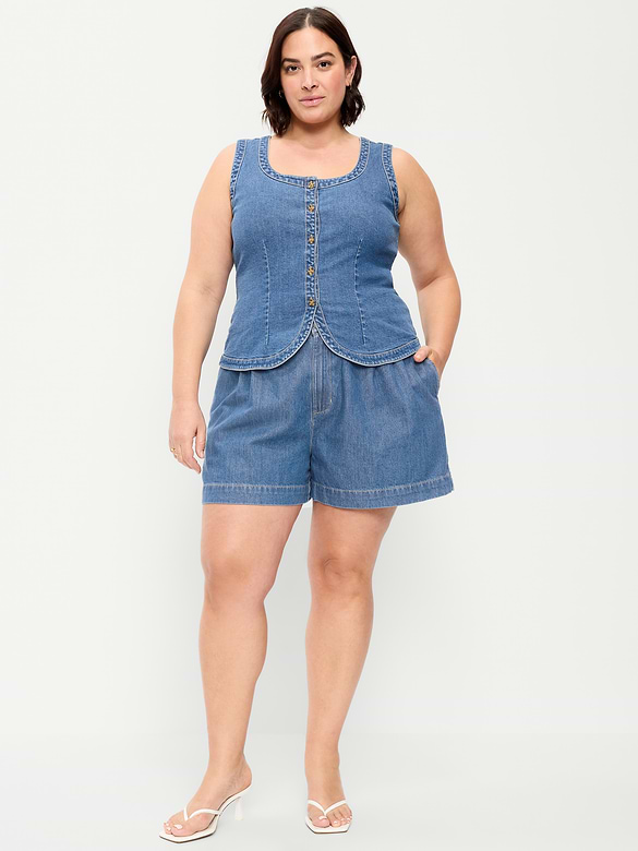High-Waisted OGC Chino Shorts -- 4-inch inseam