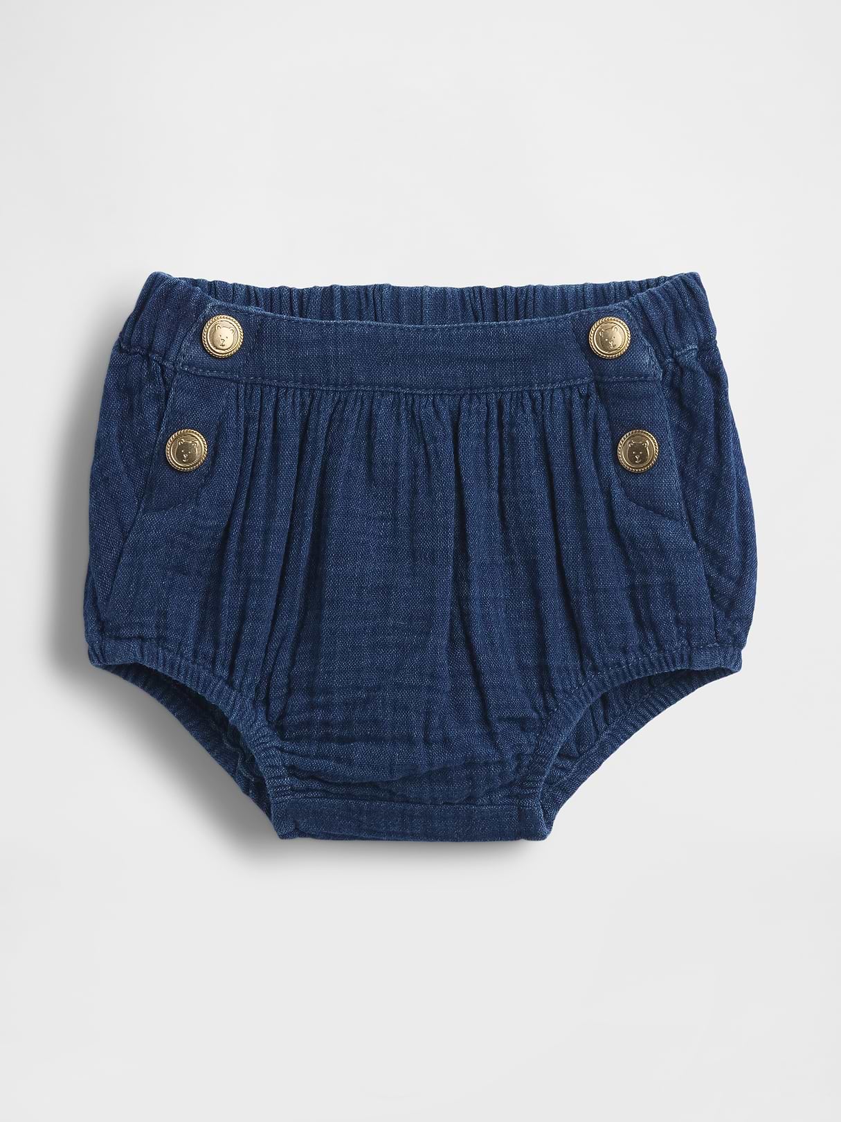 【ADAWAS/アダワス】 COMPACT COTTON TUBEROMPERS Baby Cotton Gauze Denim Sailor Bloomers | Gap
