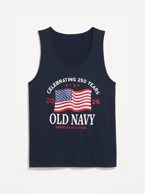 Flag Logo Graphic Tank for Men
