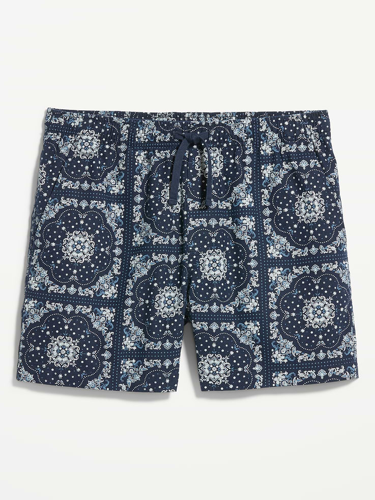Image number 5 showing, Linen-Blend Jogger Shorts -- 5-inch inseam