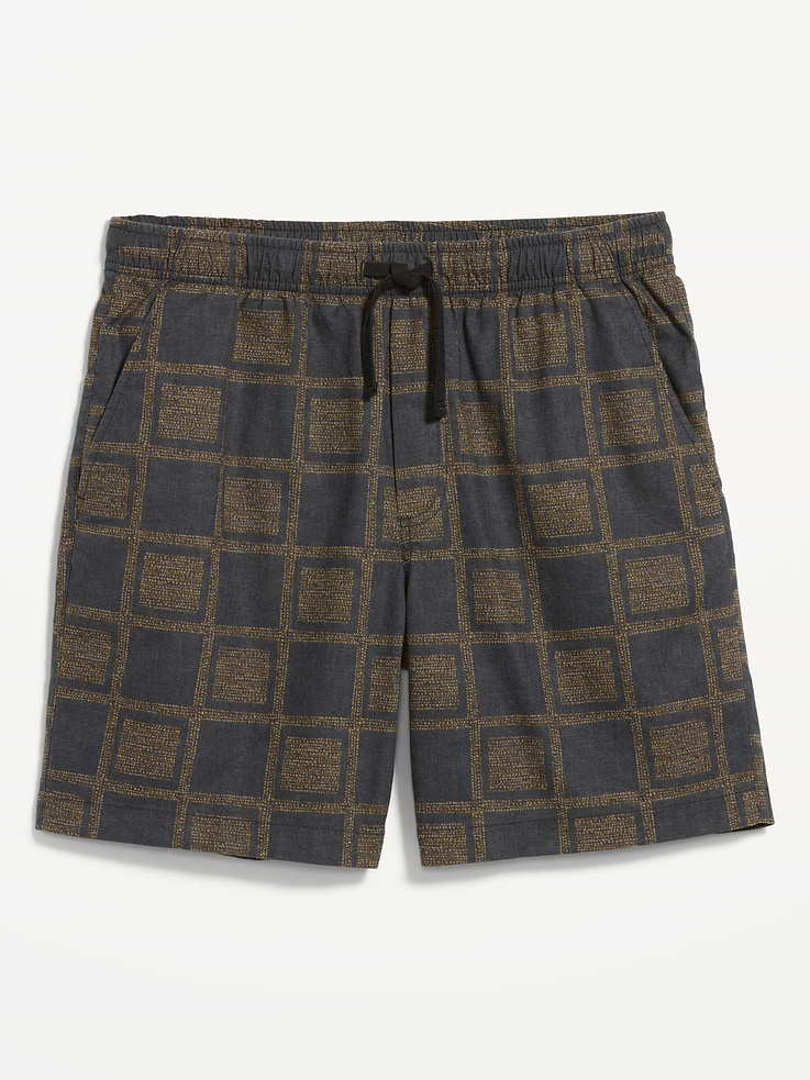 Image number 6 showing, Linen-Blend Jogger Shorts -- 7-inch inseam