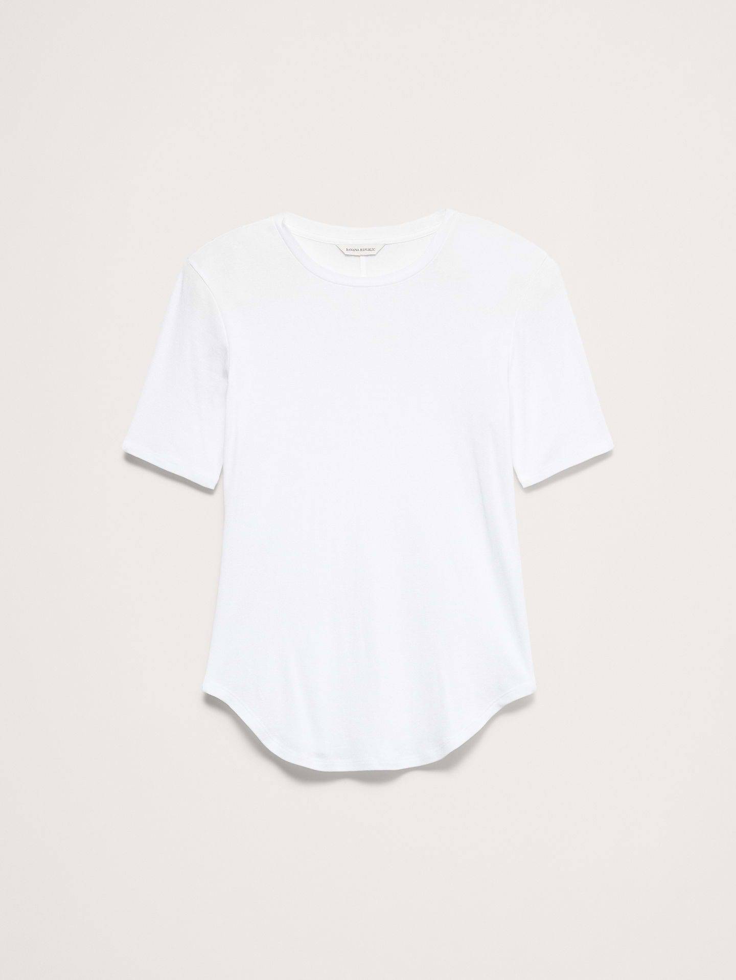 L'image numéro 5 présente T-shirt à manches aux coudes en coton léger