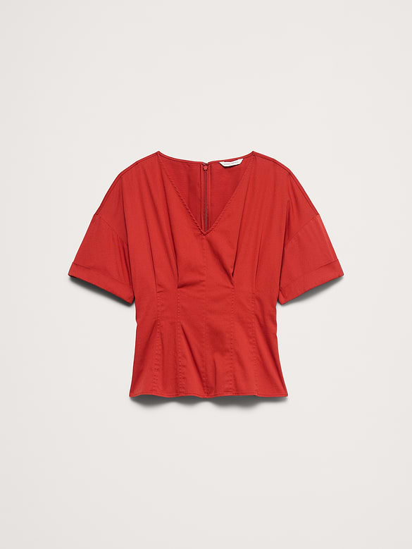 Soft Cotton Fitted Waist Top