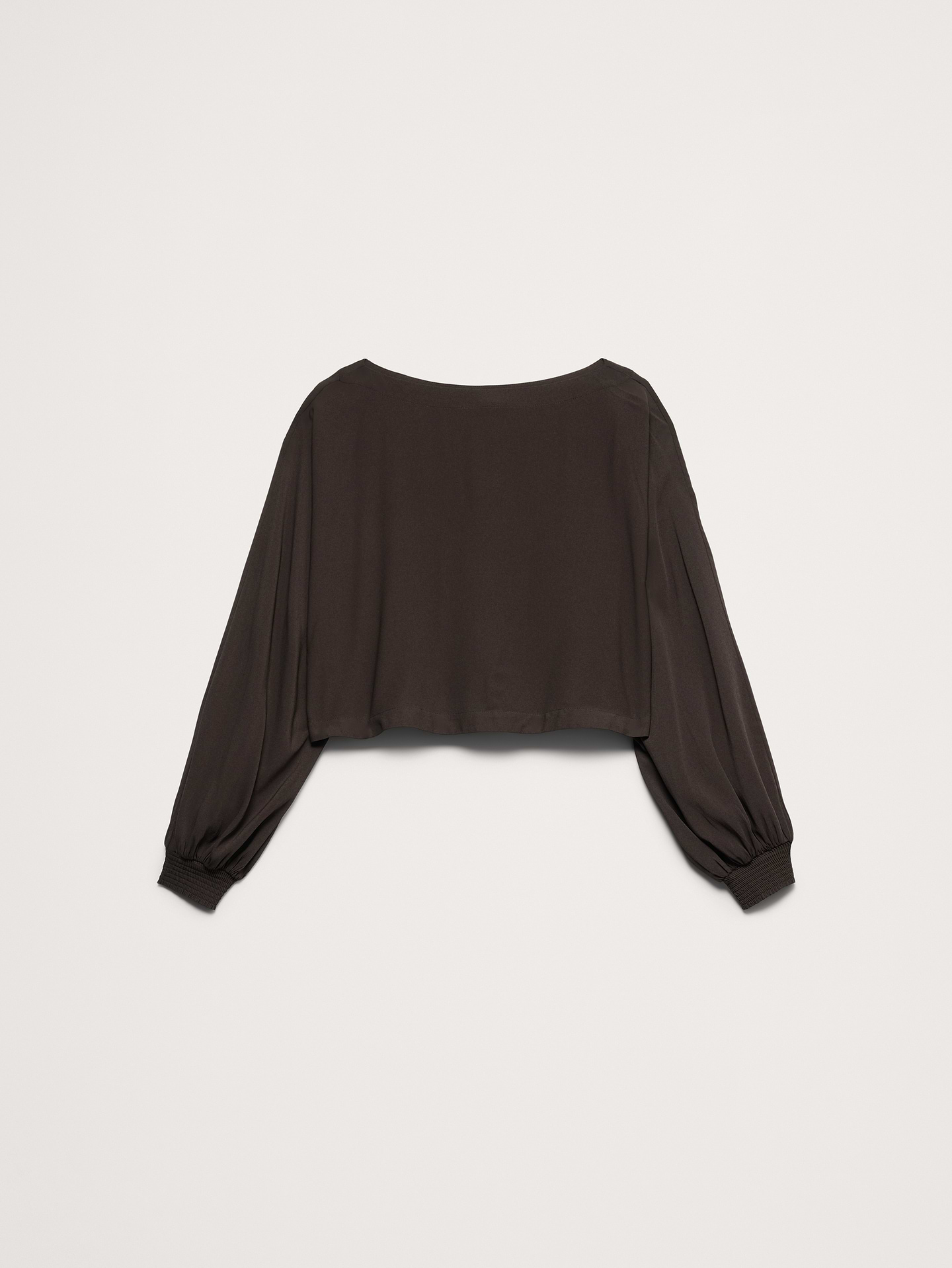 Image number 4 showing, Smocked Georgette Boatneck Top