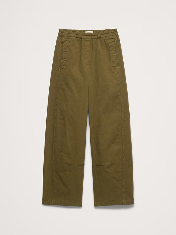 Mid-Rise Relaxed Painter Pull-On Pant