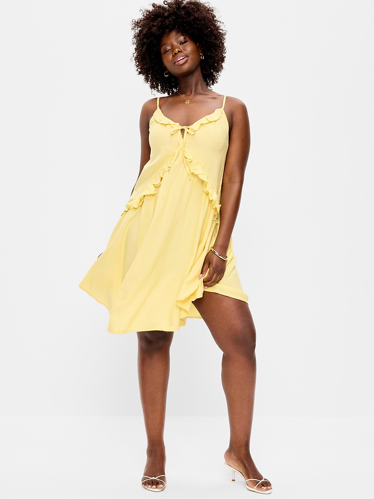Image number 6 showing, Ruffle-Trim Asymmetrical Mini Dress