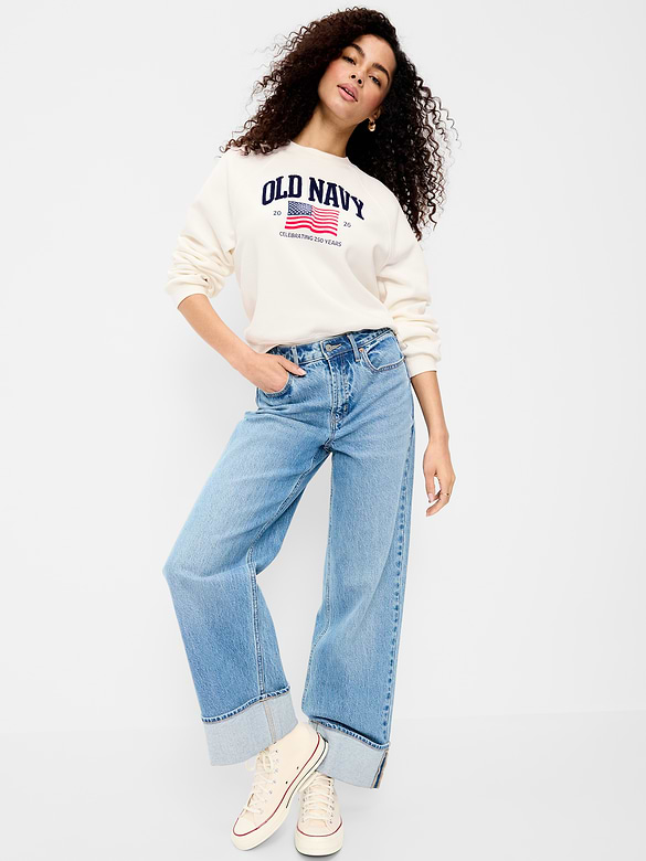 Flag Logo Graphic Sweatshirt