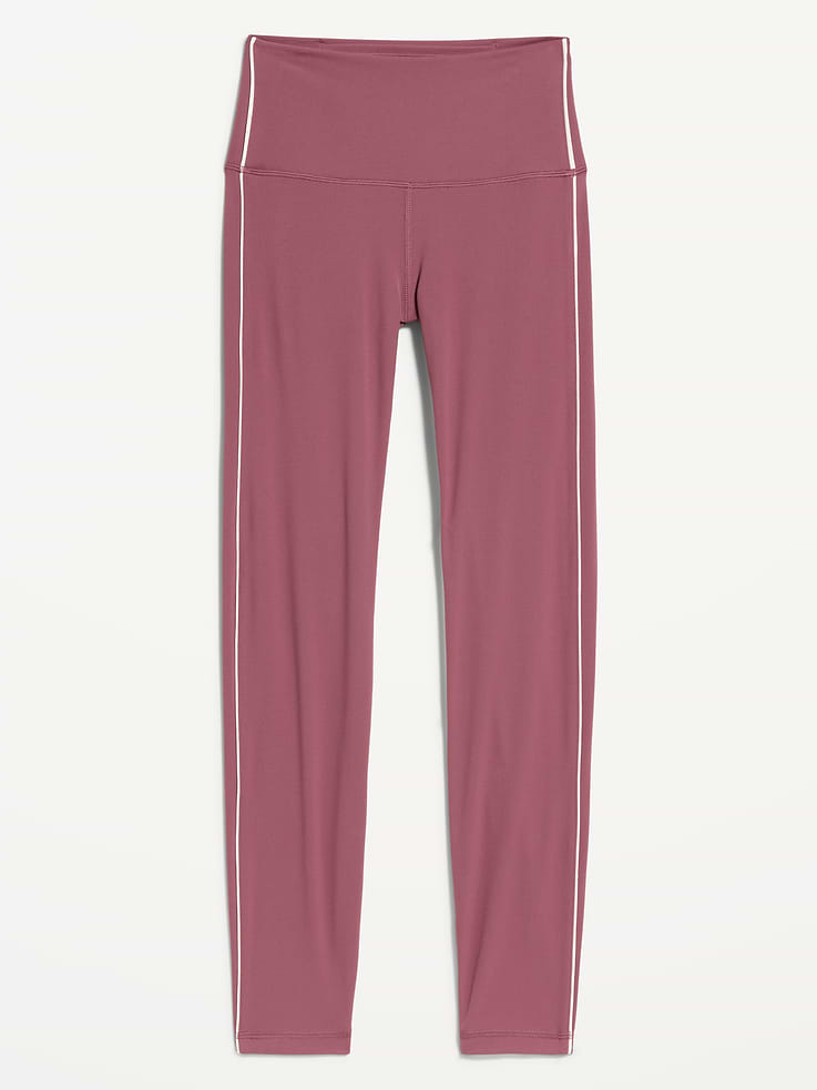 Image number 9 showing, High-Waisted StudioSmooth 7/8 Side-Striped Leggings