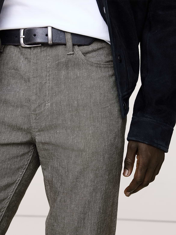 Slim Linen-Cotton Traveler Pant