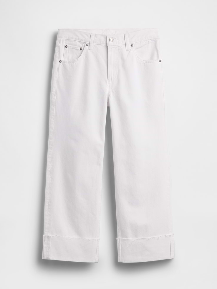 Image number 6 showing, Low Slung Relaxed Crop Jeans