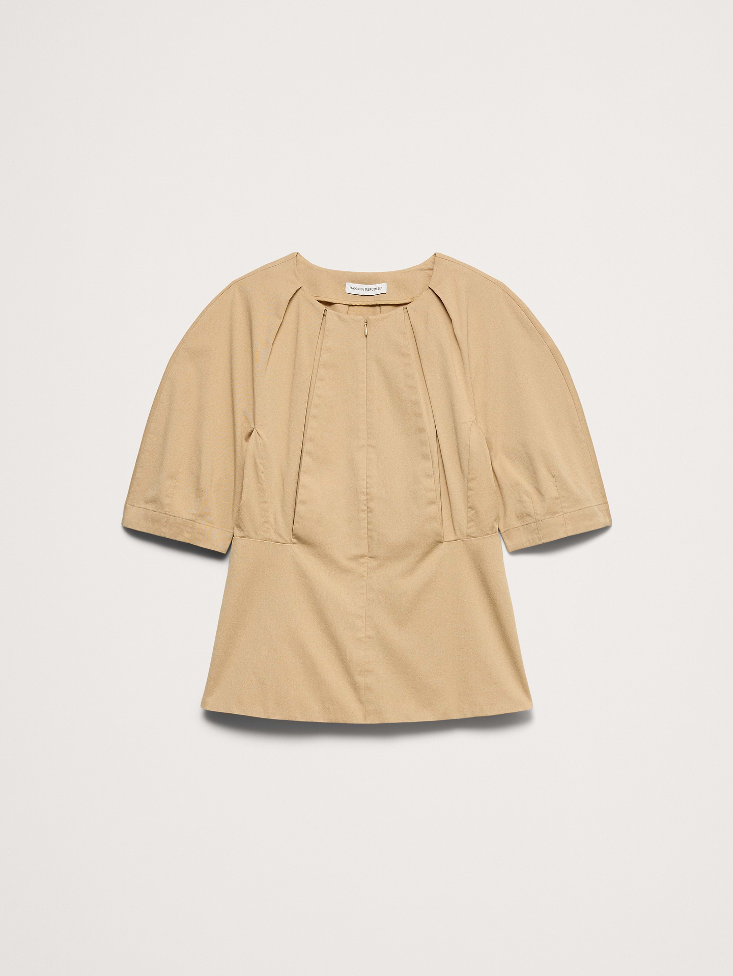 Image number 5 showing, Soft Cotton Zip-Neck Top