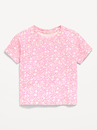 Image number 1 showing, Printed Short-Sleeve T-Shirt for Toddler Girls