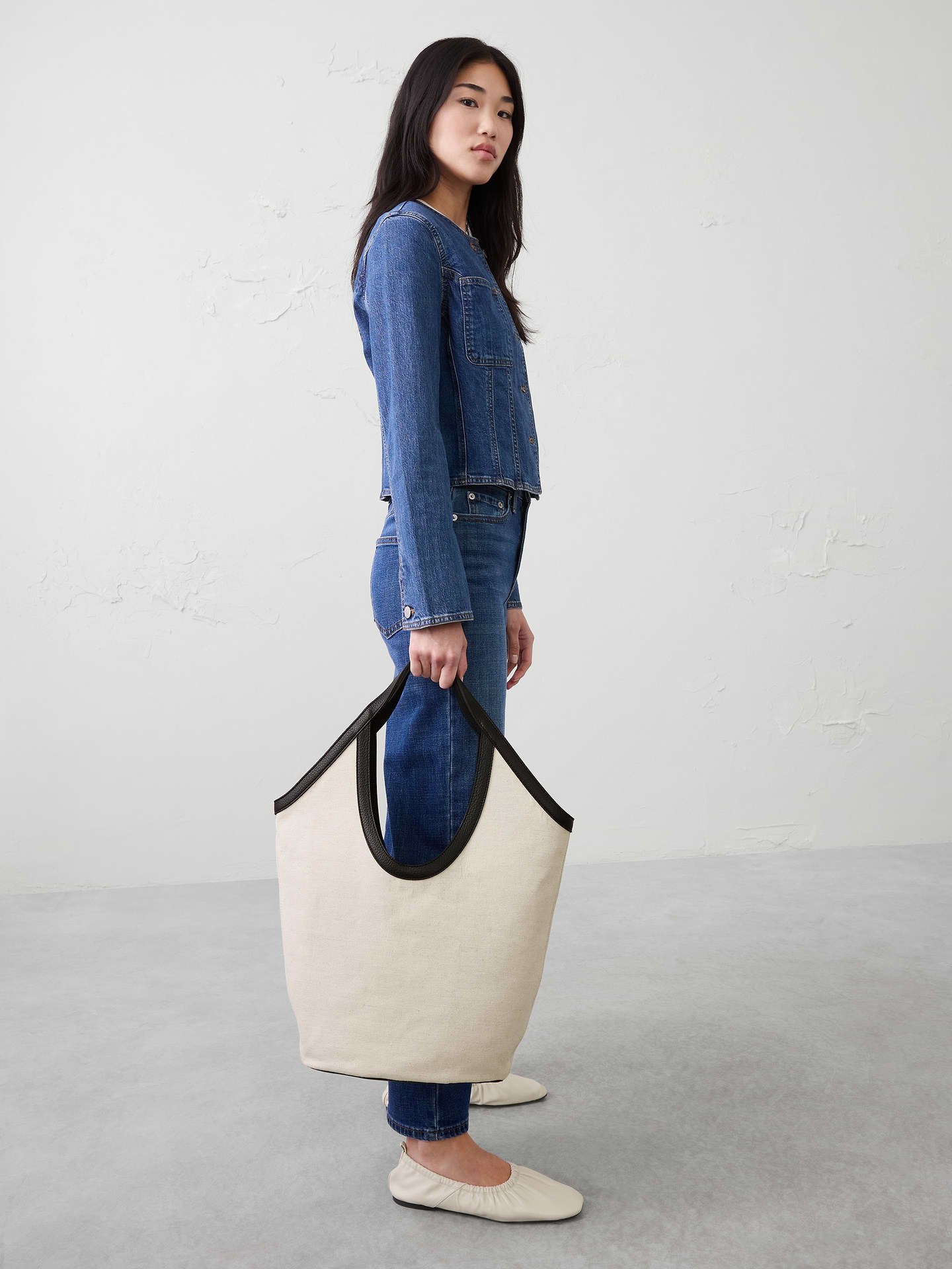 Image number 2 showing, Canvas Hobo Tote