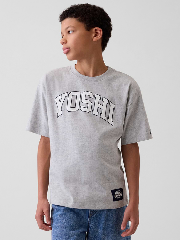 Kids Super Mario Relaxed Graphic T-Shirt