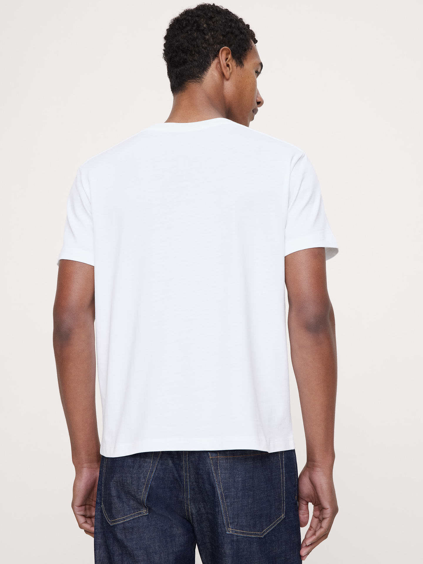 Image number 5 showing, Sueded Cotton Crew-Neck T-Shirt