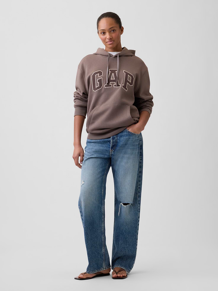 Image number 5 showing, Adult Relaxed Gap Logo Hoodie