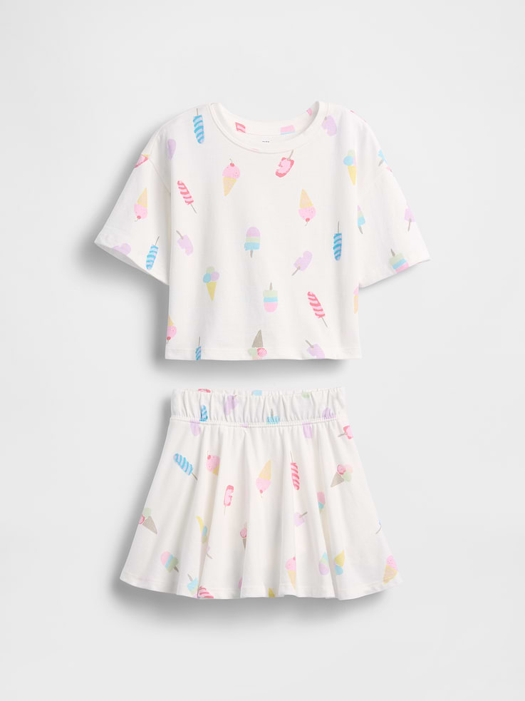 Image number 2 showing, Baby & Toddler Skort Outfit Set
