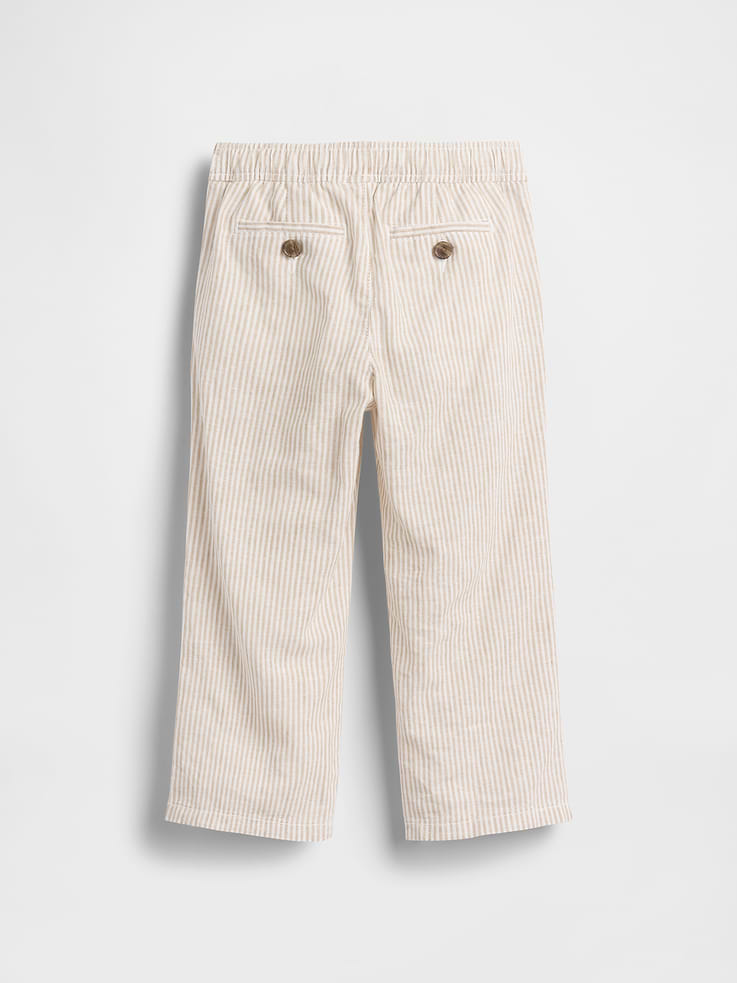 Image number 3 showing, Baby & Toddler Linen-Cotton Pull-On Pants
