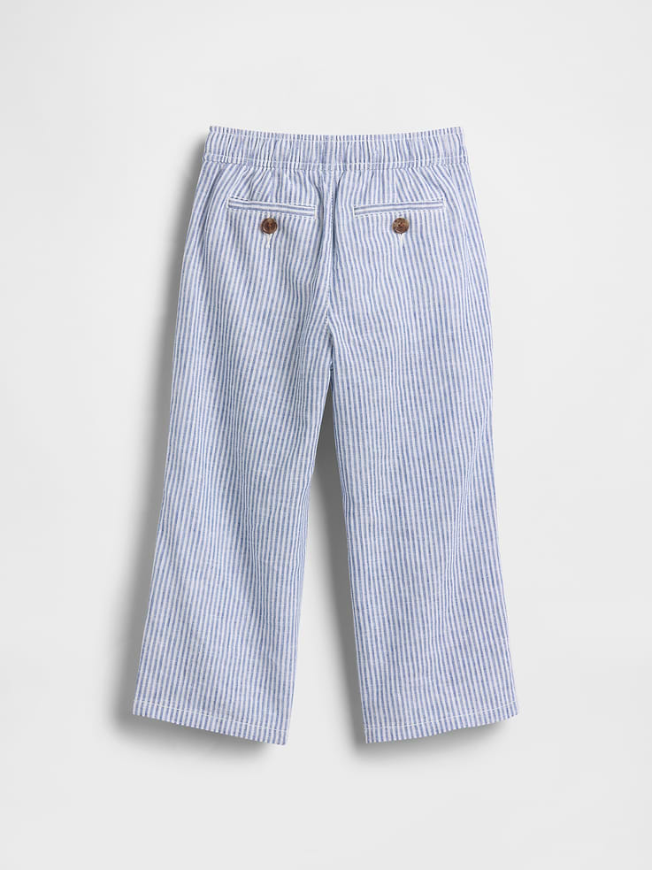 Image number 3 showing, Baby & Toddler Linen-Cotton Pull-On Pants