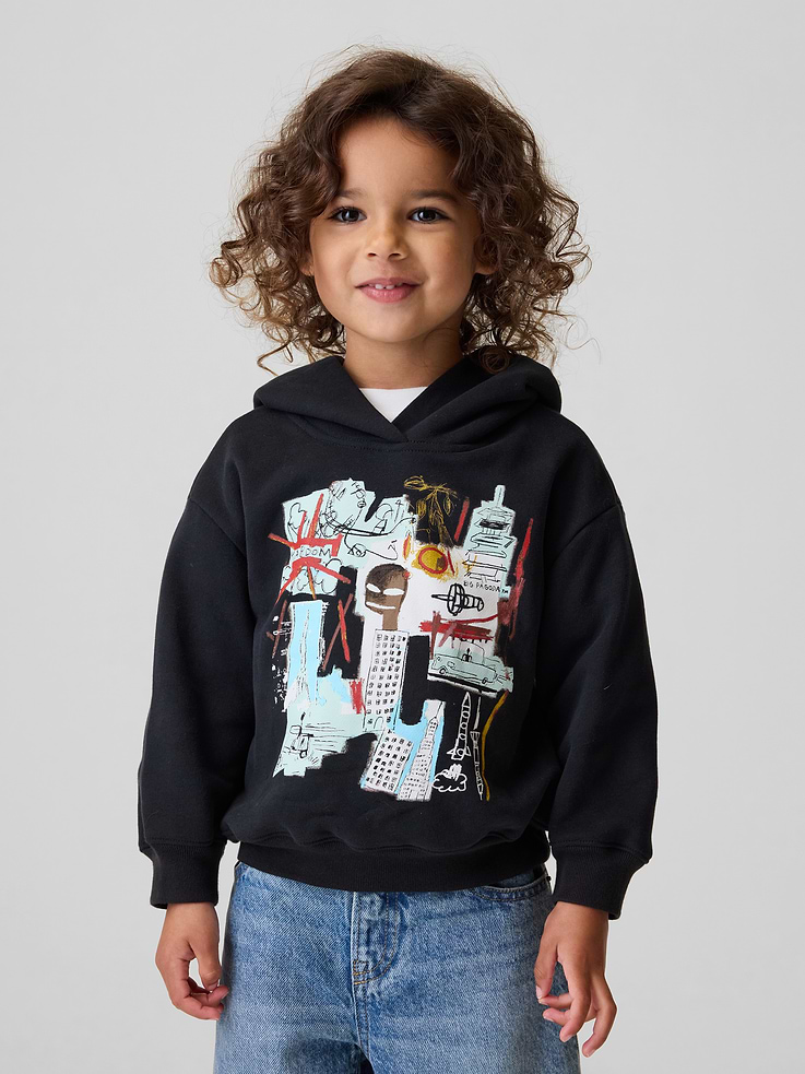 Image number 2 showing, Jean-Michel Basquiat Toddler VintageSoft Hoodie