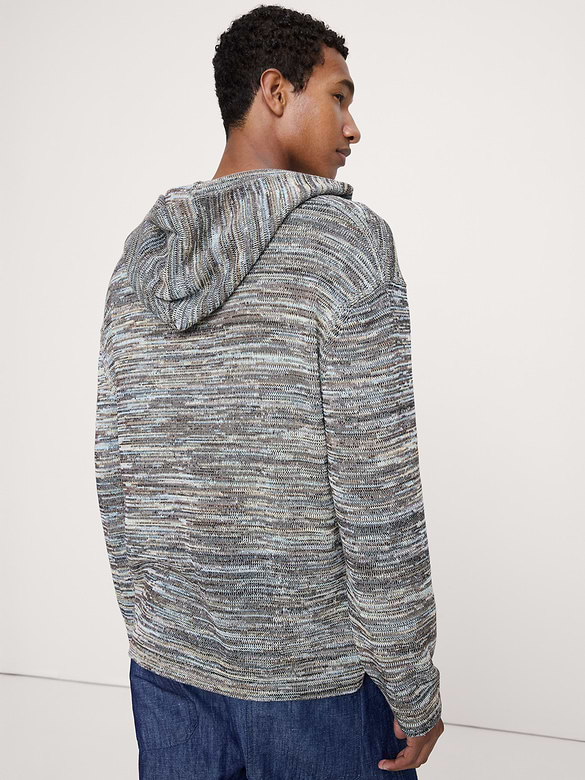 Spacedye Cotton Sweater Hoodie