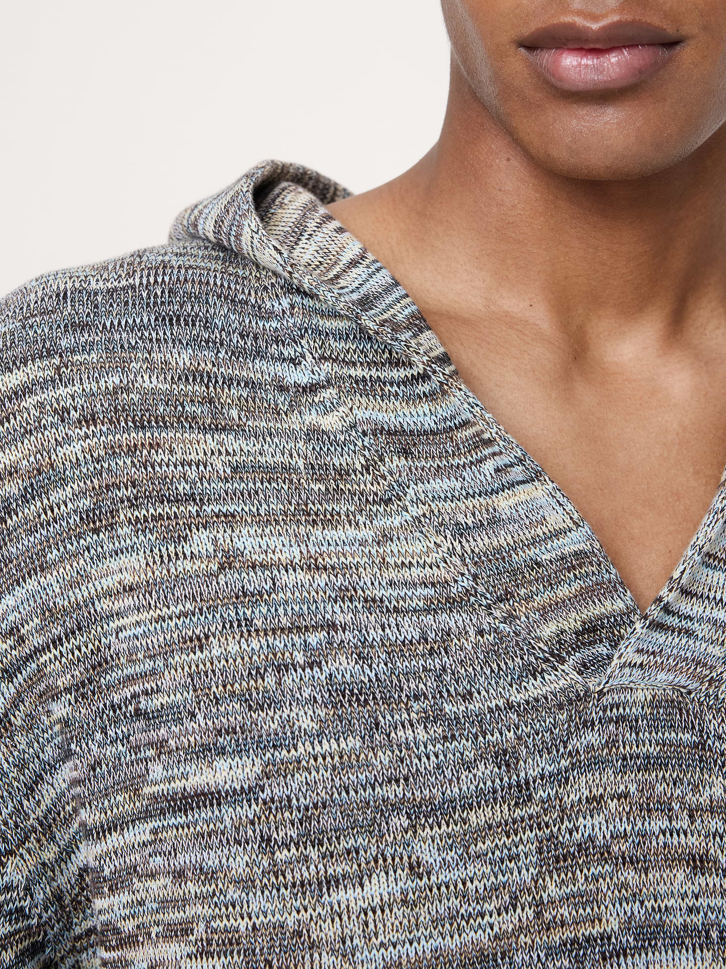 Image number 3 showing, Spacedye Cotton Sweater Hoodie