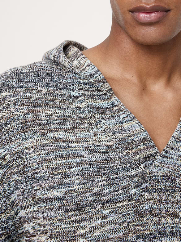 Spacedye Cotton Sweater Hoodie