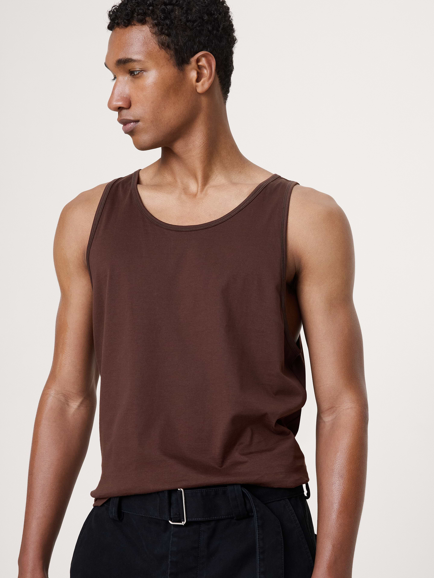 L'image numéro 1 présente Camisole en coton soyeux