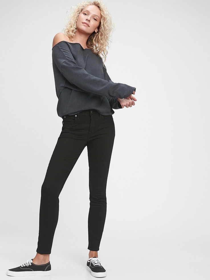Image number 2 showing, Mid Rise Curvy True Skinny Jeans