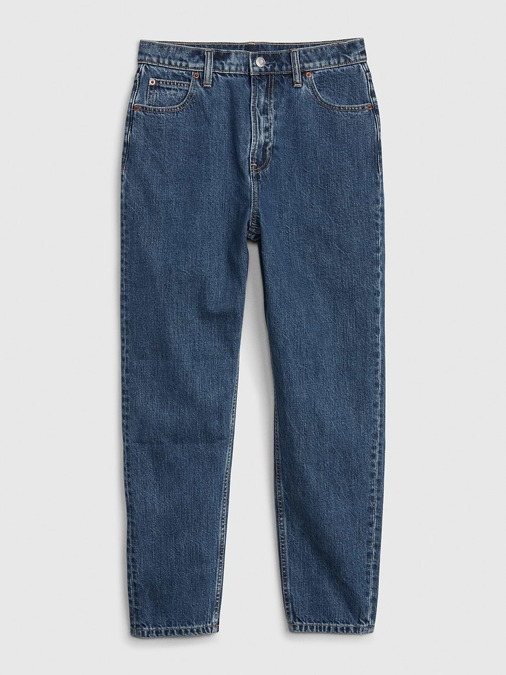 Image number 1 showing, Sky High Rise Mom Jeans