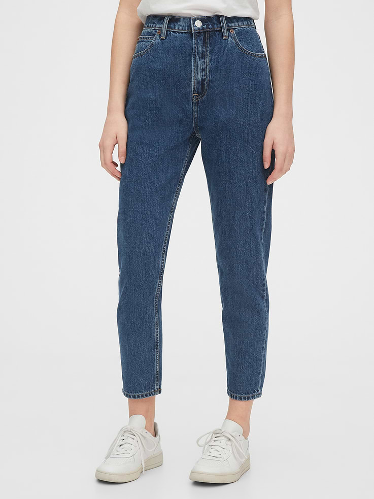 Image number 2 showing, Sky High Rise Mom Jeans