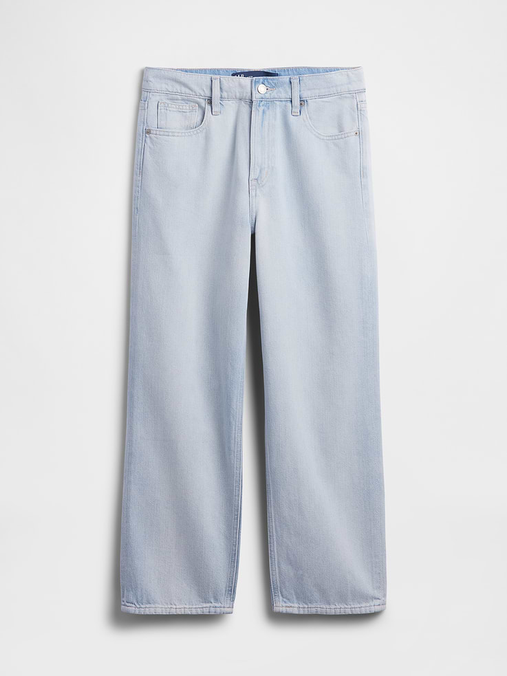 Image number 7 showing, Low Slung SuperSoft Relaxed Straight Crop Jeans