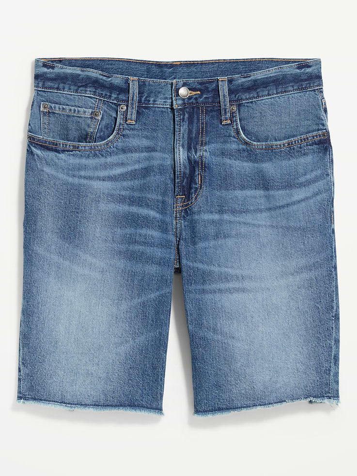 Image number 6 showing, Slim Built-In Flex Jean Shorts-- 9-inch inseam
